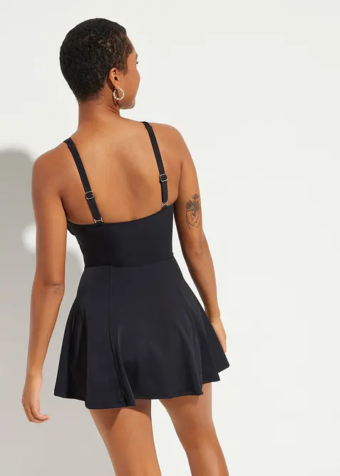 Robe de bain sculptante avec mesh transparent, maintien fort, bonprix