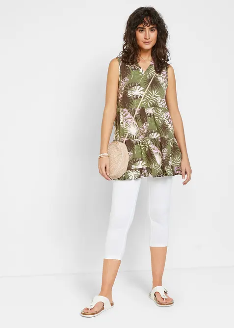 Capri-Leggings mit Bequembund, bonprix