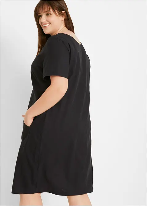 Minikleid mit Leinen, bonprix