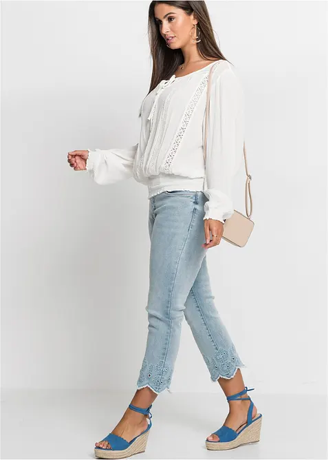 Schlupfbluse aus softer Viskose, bonprix