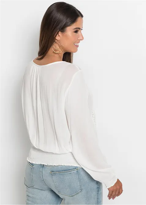 Schlupfbluse aus softer Viskose, bonprix