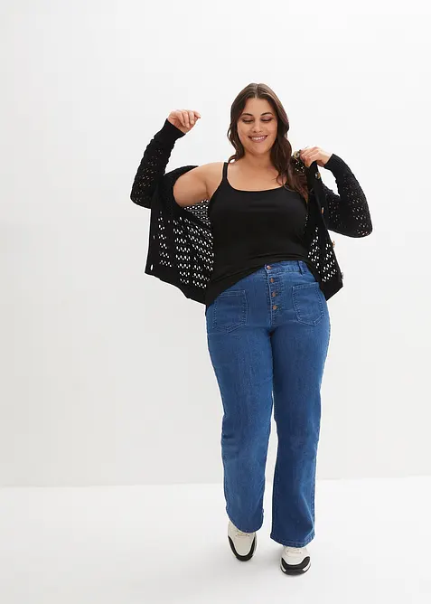 Spaghettiträger-Top aus reiner Bio Baumwolle, (2er-Pack), bonprix