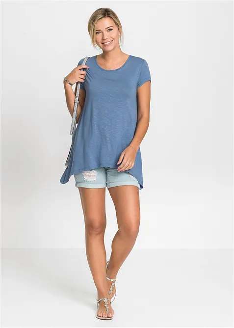 Shirt in asymmetrischer L&auml;nge, bonprix