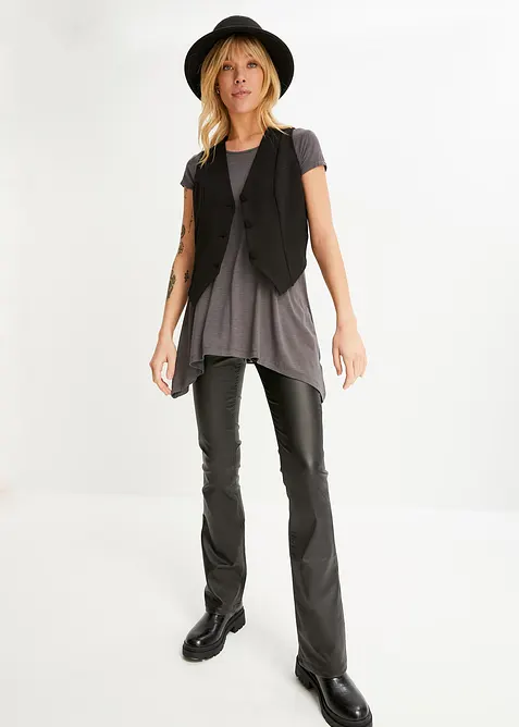 Shirt in asymmetrischer L&auml;nge, bonprix