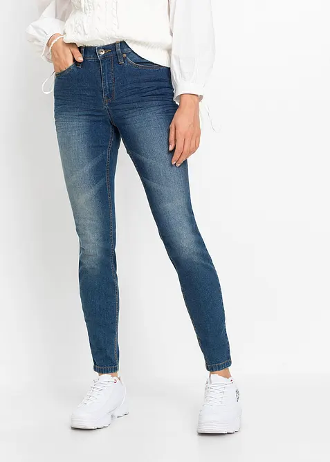 Skinny-Jeans, Mid Waist, cropped, bonprix