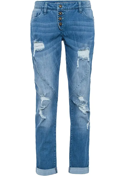 Jean boyfriend taille mi-haute, bonprix