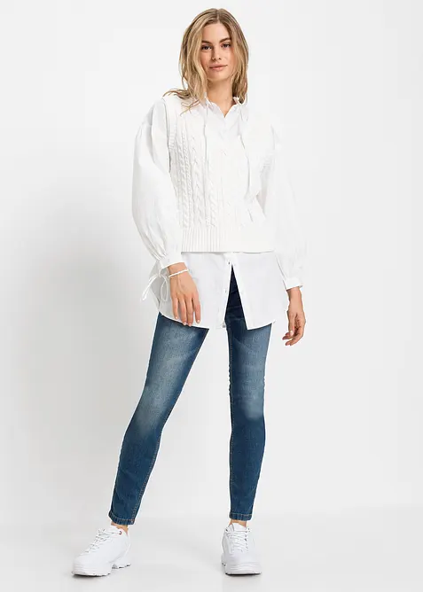 Skinny-Jeans, Mid Waist, cropped, bonprix