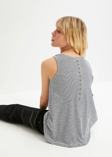 Top avec boutons dans le dos, bonprix