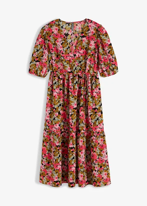 Robe midi en viscose mélangée, bonprix