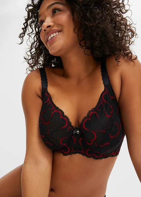 Soutien-gorge &agrave; armatures et dentelle, bonprix
