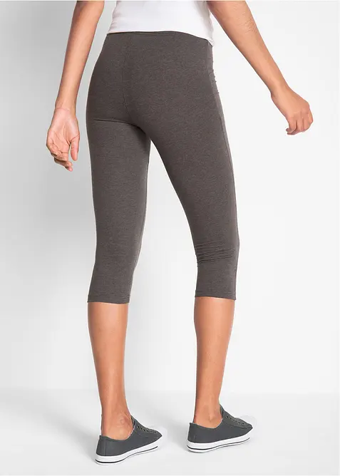 Schmal geschnittene Capri-Leggings (2er Pack), bonprix