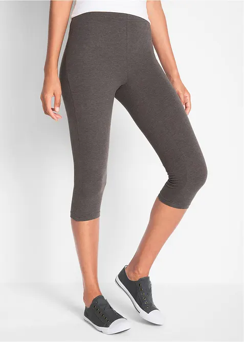 Schmal geschnittene Capri-Leggings (2er Pack), bonprix