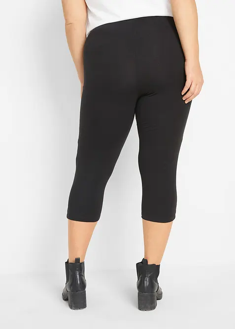 Schmal geschnittene Capri-Leggings (2er Pack), bonprix