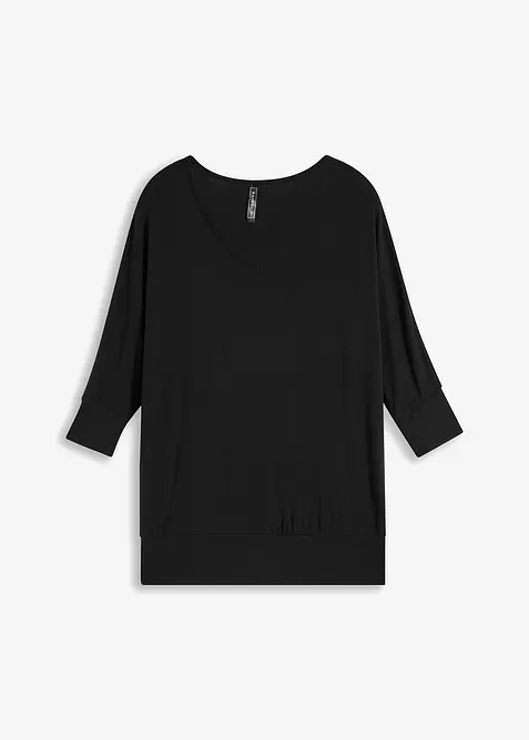 Oversized-Shirt aus fließender Viskose, bonprix