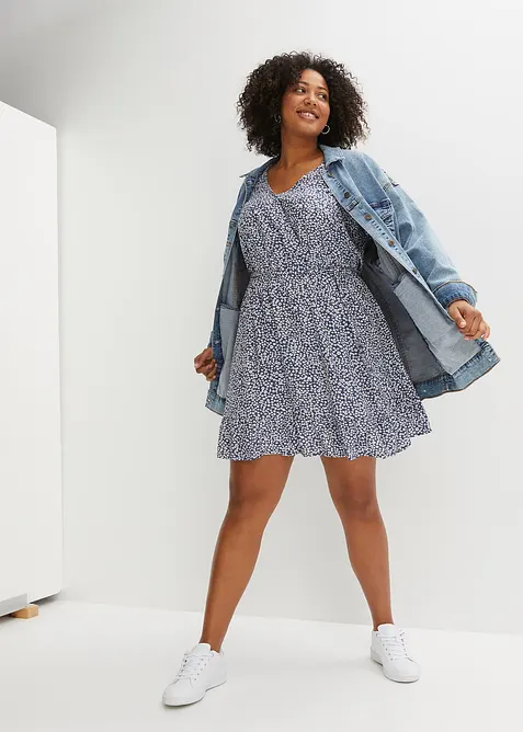 Minikleid aus nachhaltiger Viscose, bonprix