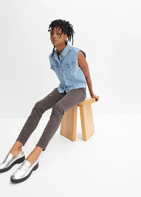 Twillhose aus elastischem Baumwoll-Mix, bonprix