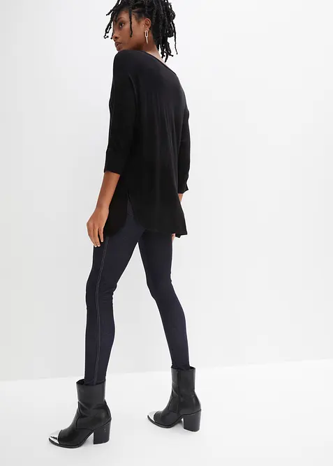 Pull en fine maille manches 3/4, bonprix