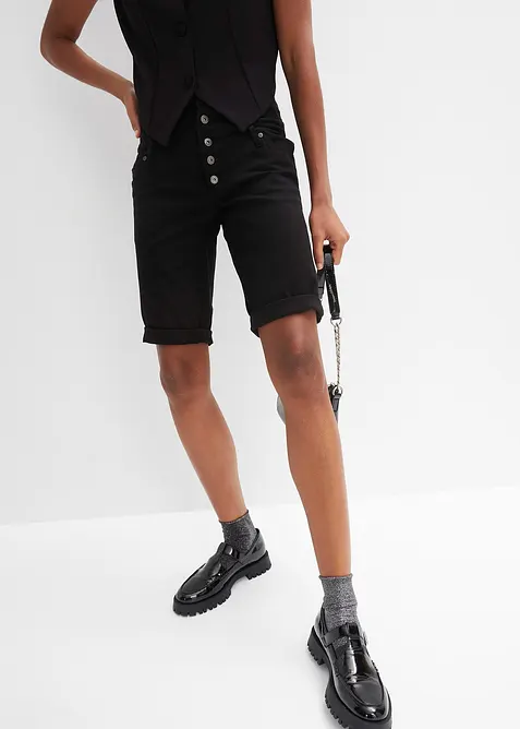 Bermuda aus elastischem Baumwoll-Mix, bonprix