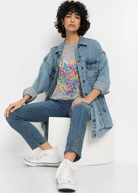 Shirt mit Schmetterlingsdruck, bonprix