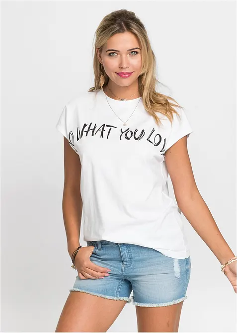 Oversize-Shirt aus reiner Bio-Baumwolle, bonprix