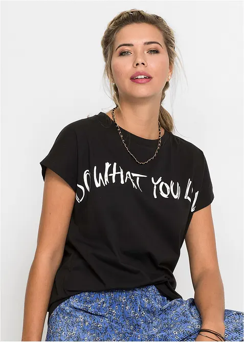 Oversize-Shirt aus reiner Bio-Baumwolle, bonprix