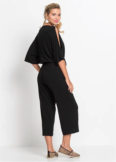 Jersey-Jumpsuit aus fließender Viskose, bonprix