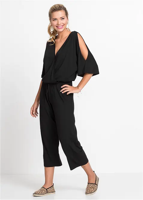 Jersey-Jumpsuit aus fließender Viskose, bonprix