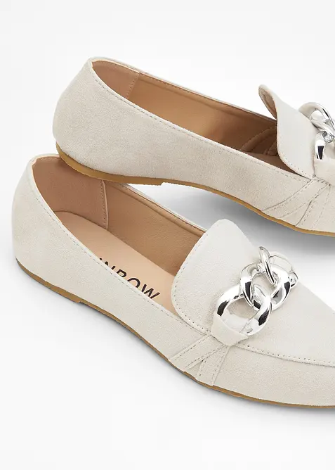 Mocassins avec cha&icirc;ne, bonprix