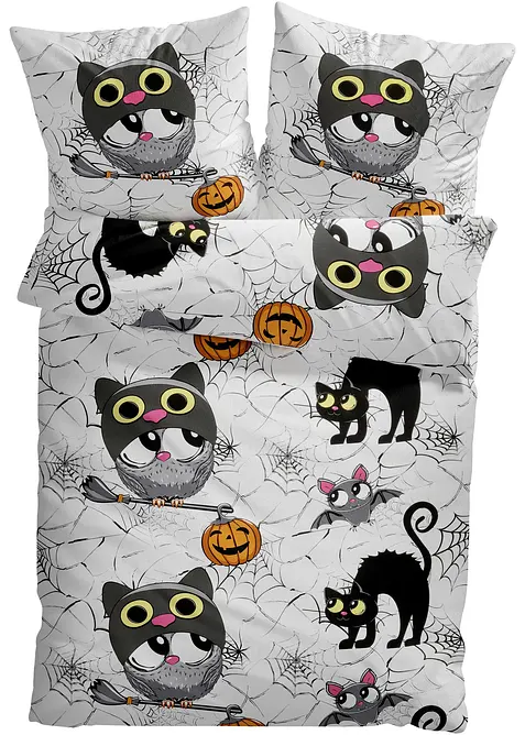 Bettw&auml;sche mit Eule, bonprix