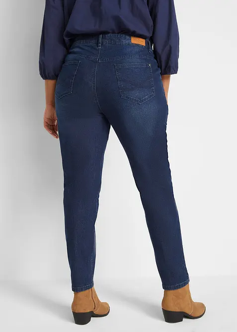 Jean skinny taille haute, cropped, bonprix