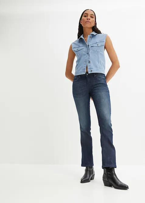 Bootcut Jeans Mid Waist, Stretch, bonprix