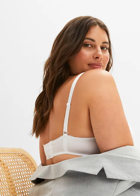 Lot de 3 soutiens-gorge push-up avec dentelle, bonprix