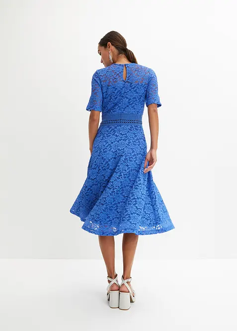 Spitzenkleid mit H&auml;keleinsatz, bonprix