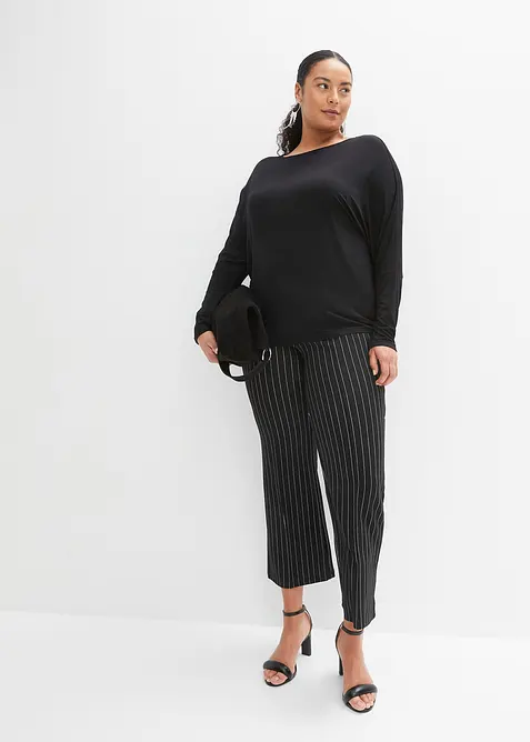 Langarmshirt aus softem Viskose-Mix, bonprix