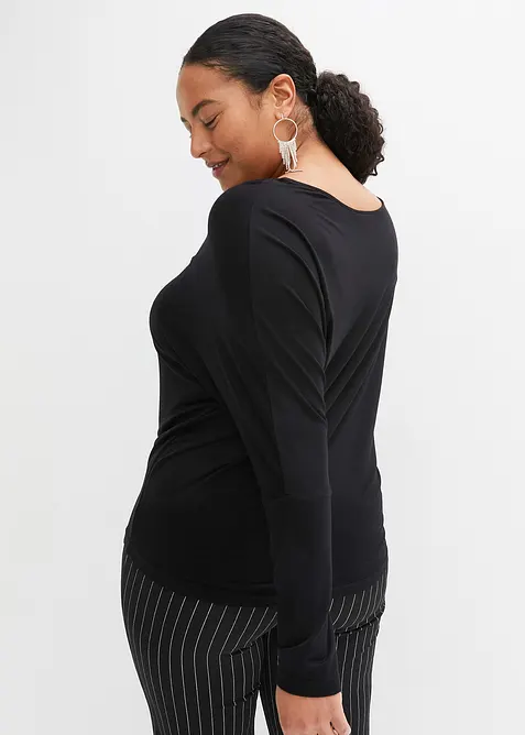 Langarmshirt aus softem Viskose-Mix, bonprix
