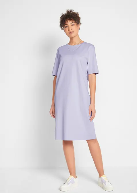 Oversize-T-Shirtkleid aus reiner Baumwolle (2er Pack), bonprix