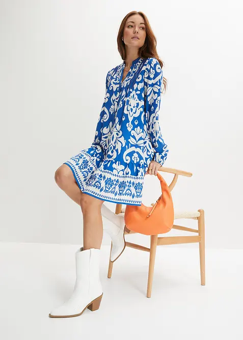 Tunika-Kleid aus fließender Viskose, bonprix