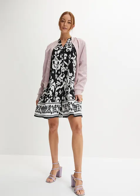 Tunika-Kleid aus flie&szlig;ender Viskose, bonprix