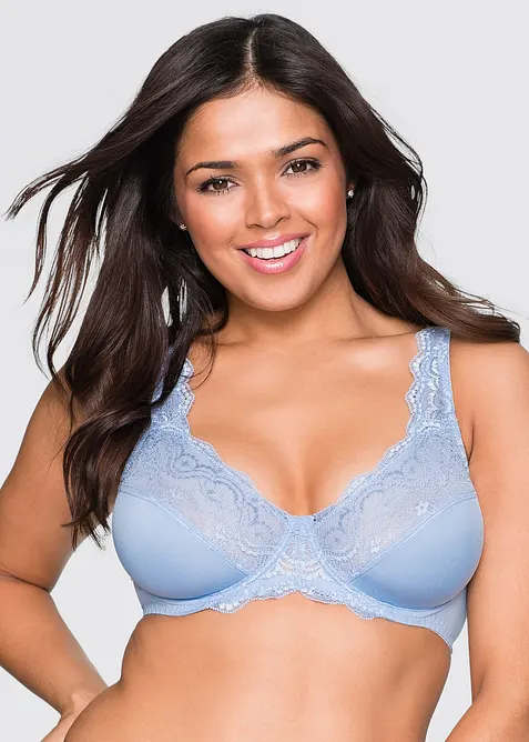 B&uuml;gel-BH mit zarter Spitze (2er Pack), bonprix