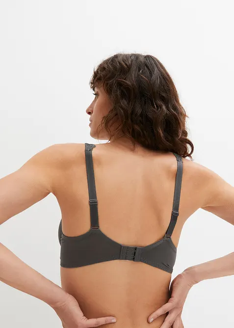 Bügel-BH mit zarter Spitze (2er Pack), bonprix