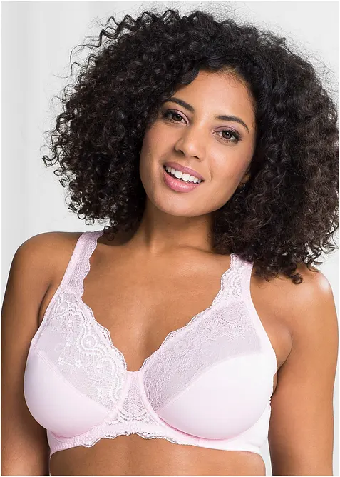 Lot de 2 soutiens-gorge &agrave; armatures et dentelle, bonprix