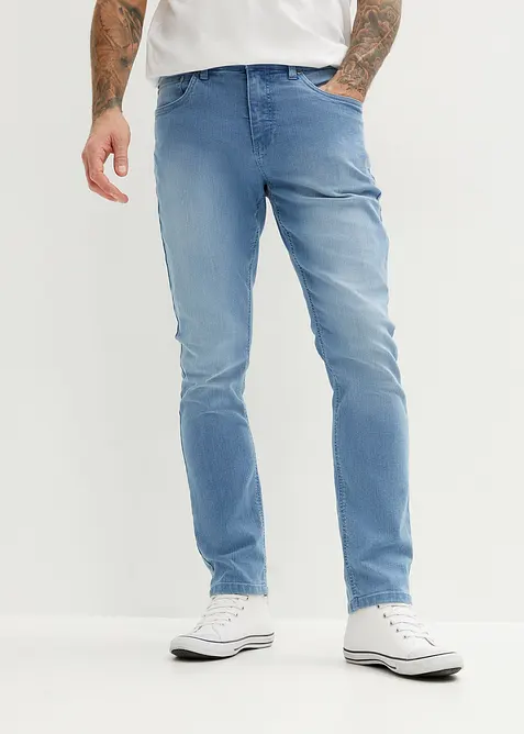 Jean slim extensible et léger, droit, bonprix