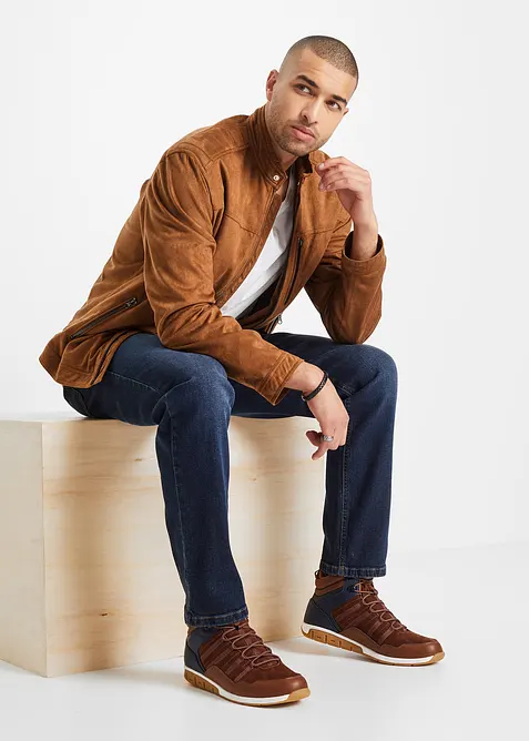 Veste en suédine, bonprix