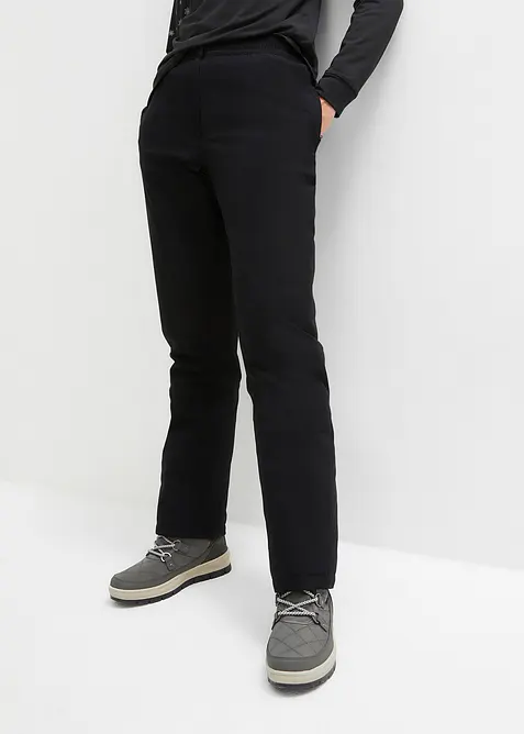 Pantalon chaud avec doublure polaire et taille élastiquée, imperméable, bonprix