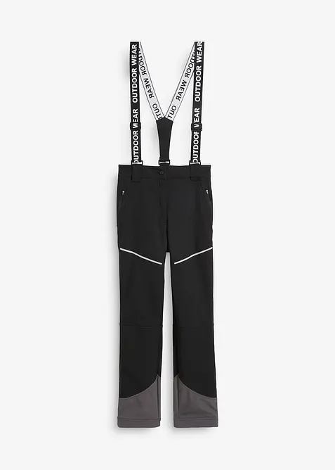 Funktionshose aus Softshell mit Stretch, wasserabweisend, bonprix