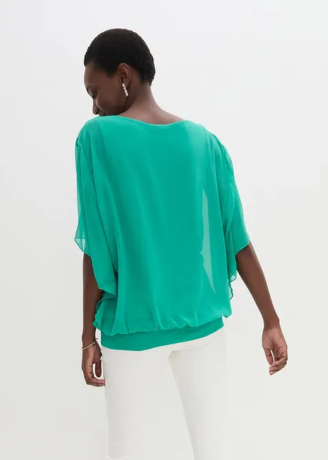 Chiffonbluse mit Untertop, bonprix