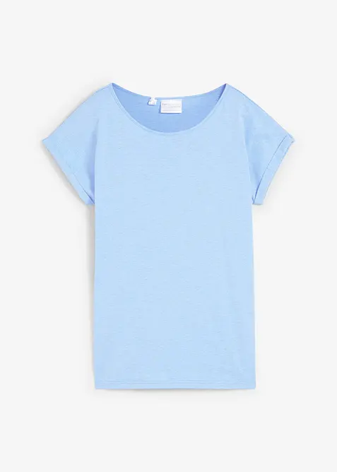 Shirt mit Seidenanteil, bonprix