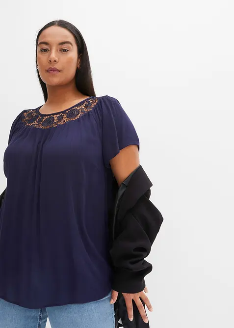 Bluse aus reiner Viskose, bonprix