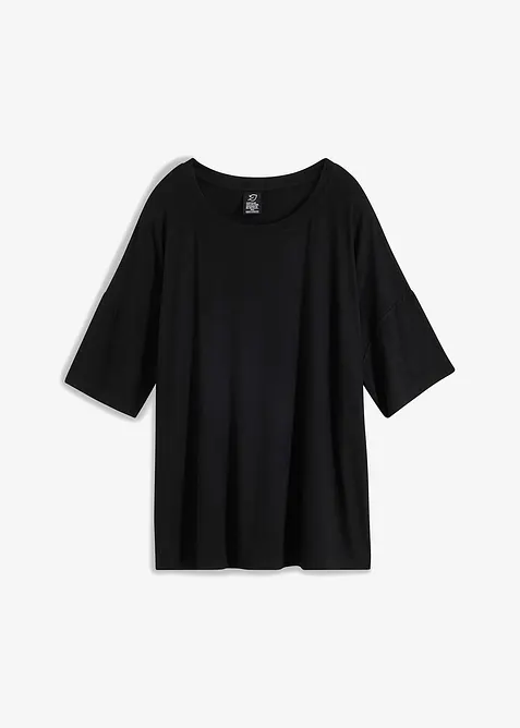 Oversize-Shirt aus fließender Viskose, bonprix