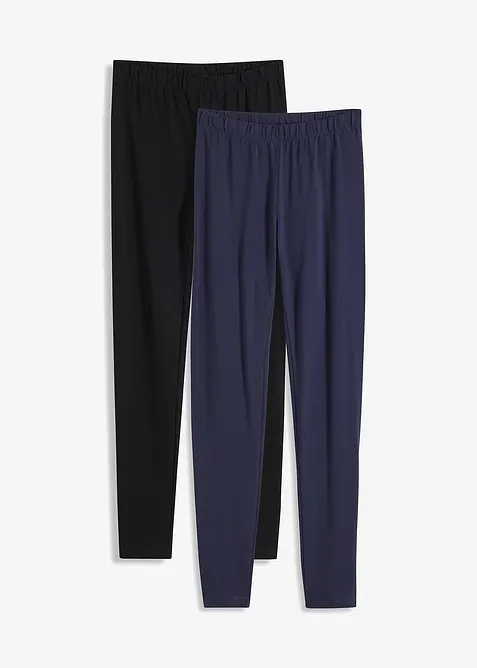 Knöchelfreie Leggings (2er-Pack), bonprix